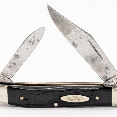 1977 Case XX Jigged Bone Pen Blade Medium Stockman 06247PEN