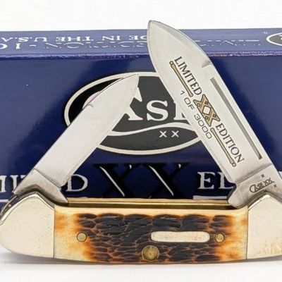 2007 Case XX Dark Molasses Bone Baby Butterbean 62132 w/ Box