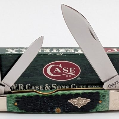 Ltd 2008 Case XX Burnt Green Bone Cigar Whittler 6391 w/ Box