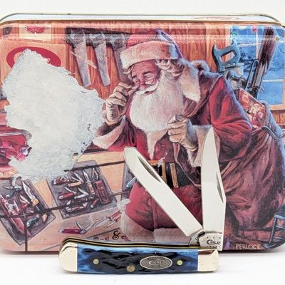 2012 Case XX Collector's Club Blue Bone Tiny Trapper 62154