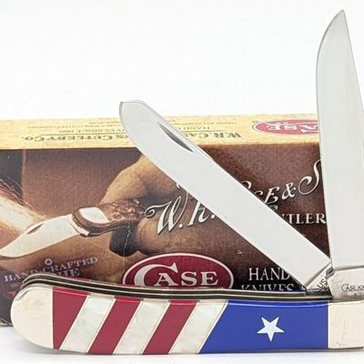 2008 Case XX Patriotic Exotic Trapper EX254 w/ Case