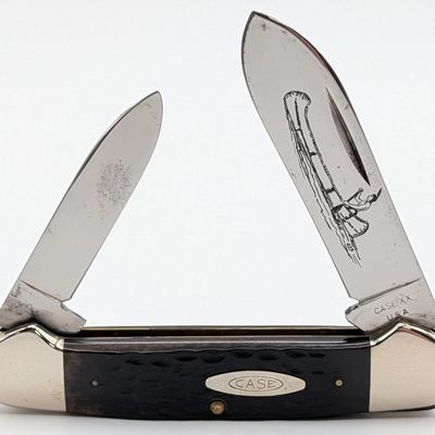 1978 Case XX Jigged Bone Canoe Knife 62131