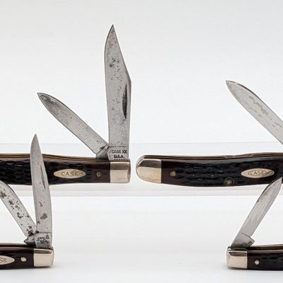 1973, 74 & 75 Case XX Delrin Folding Knives