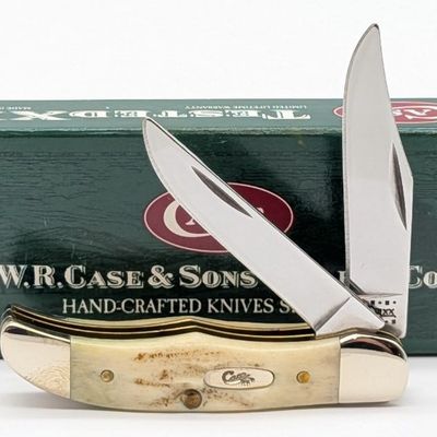 2001 Case XX Vintage Bone Pocket Hunter 62165 w/ Box