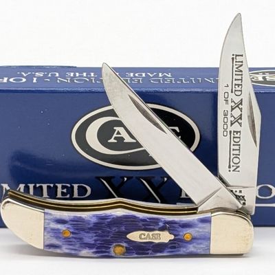 Ltd 2003 Case XX Ultra Violet Pocket Hunter 62165 w/ Box