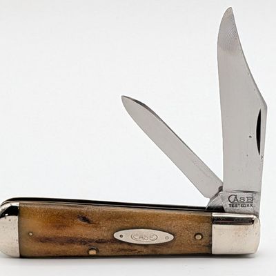1920-40 Case Tested XX Stag Uneven Jack Knife