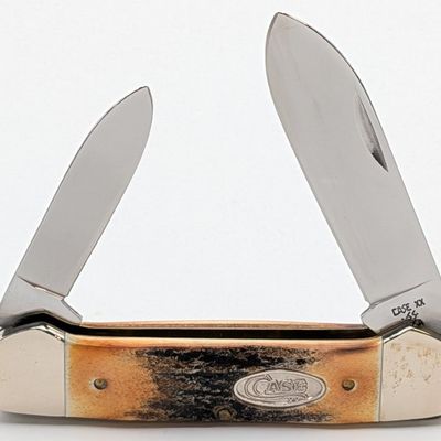 1987 Case XX Stag Canoe Knife 52131