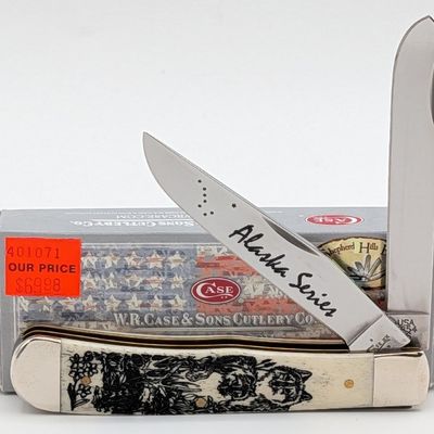2018 Case XX Alaska Series Wolf Natural Bone Trapper 6254 w/ Box