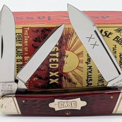 1990 Case XX Classic Red Bone Whittler 630109