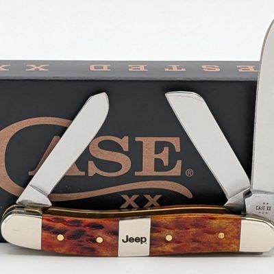 2025 Case XX Jeep Center Bolster Chestnut Bone Medium Stockman 6318 w/ Case