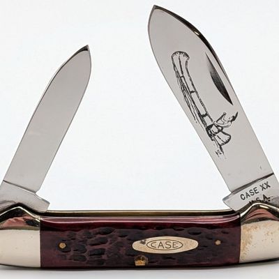 1974 Case XX Reddish Bone Canoe Knife 62131