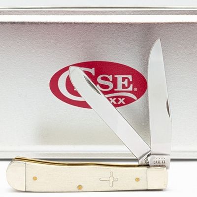 2021 Case XX Cross Smooth White Bone Trapper 6254 w/ Tin
