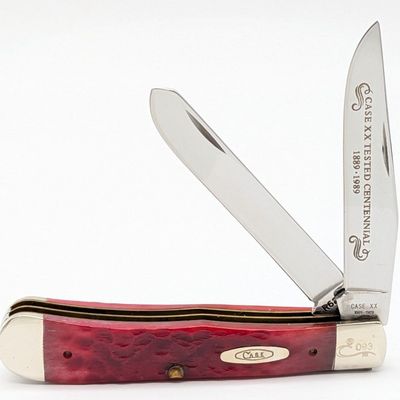 Ltd 1989 Case XX Centennial Red Bone Trapper R6254