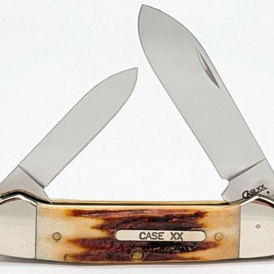 2008 Case XX Red Stag Canoe Knife R52131