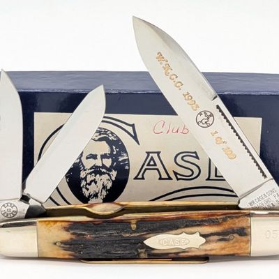 Ltd 1991 Case XX Classic WKCC Stag Cigar Whittler 6391 w/ Box