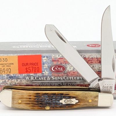 2022 Case XX Corn Cob Jig Antique Bone Mini Trapper 6207 w/ Box
