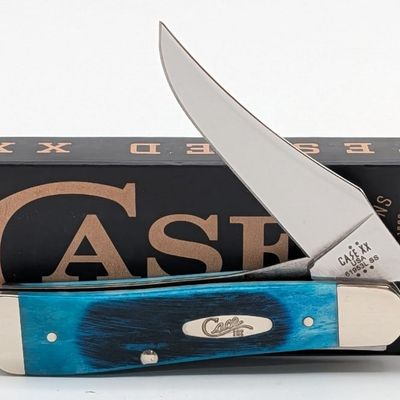 2025 Case XX Sawcut Caribbean Blue Bone Russlock 61953 w/ Box