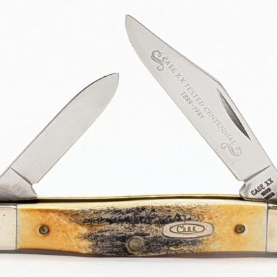 1989 Case XX Centennial Stag Half Whittler 5208