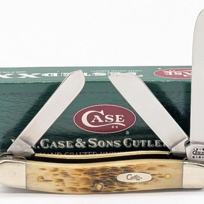 2000 Case XX Amber Bone Medium Stockman 6318 w/ Box