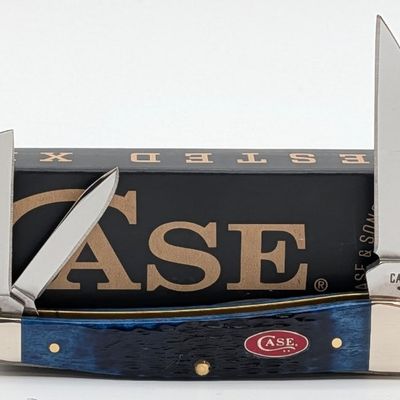 2025 Case XX Navy Blue Bone Seahorse Whittler 6355 w/ Box