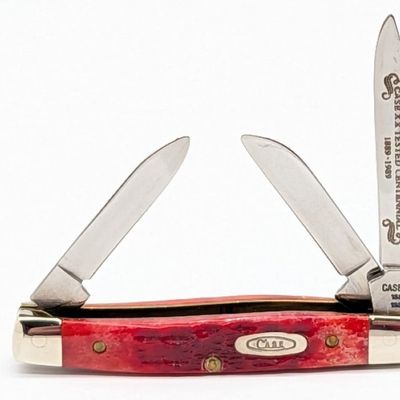 1989 Case XX Centennial Red Bone Small Stockman R6333