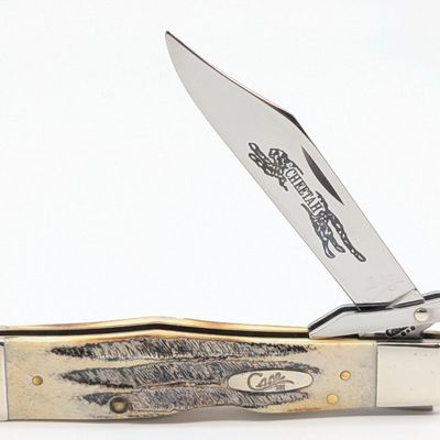 Ltd 2003 Case XX Bone Stag Cheetah 6.5111 1/2