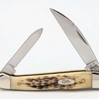 Ltd 2003 Case XX Amber Bone Wharncliffe Copperhead 62109W