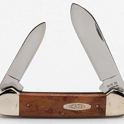 1990 Case XX Smooth Wood Canoe Knife 72131