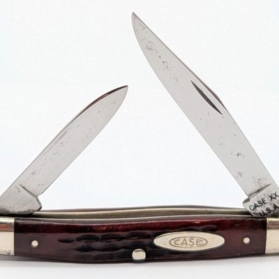 1965-69 Case XX Jigged Bone Small Stockman 6233