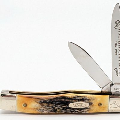 Ltd 1989 Case XX Centennial Stag Texas Jack Knife 52032