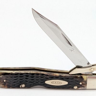 1977 Case XX Jigged Pretty Bone Cheetah 6111 1/2