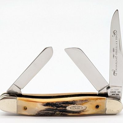 Ltd 1989 Case XX Centennial Stag Medium Stockman 5318