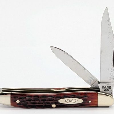 1940-64 Case XX Jigged Bone Medium Texas Jack Knife 62087