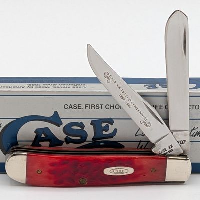 1989 Case XX Centennial Red Bone Mini Trapper 6207 w/ Box