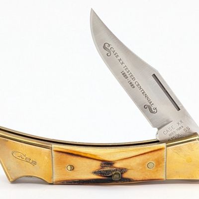 1989 Case XX Centennial Stag Hammerhead Lockback 5159
