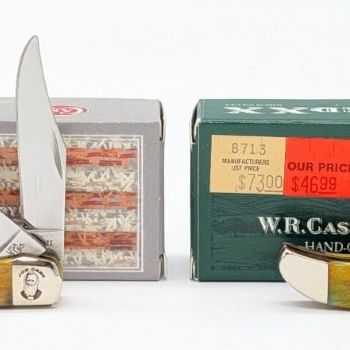 2006 & 20 Case XX Summersend and Chestnut Bone Pocket Hunters w/ Boxes