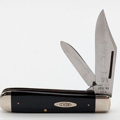 1970 Case XX Slick Black Long Pull Swell End Jack Knife 31SAB