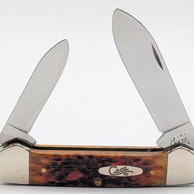 2000 Case XX Autumn Bone Canoe Knife 62131