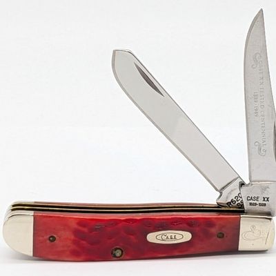 Ltd 1989 Case XX Centennial Red Bone Mini Trapper R6207