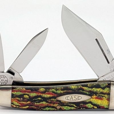 1992 Case XX Classic Christmas Tree Celluloid Splitback Whittler 73043 1/2