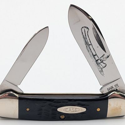 1980 Case XX Jigged Bone Canoe Knife 62131