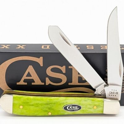 2023 Case XX Smooth Green Apple Bone Mini Trapper 6207 w/ Box