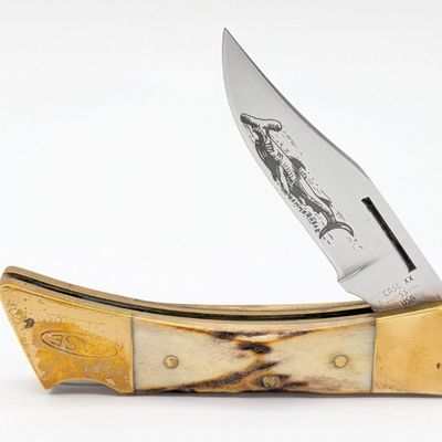 1981 Case XX Stag Hammerhead Lockback Knife 5159