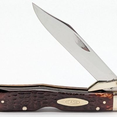 1974 Case XX Jigged Pretty Bone Cheetah 6111 1/2