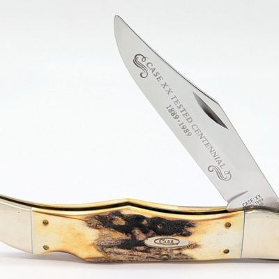 1989 Case XX Centennial Stag Folding Hunter 5165