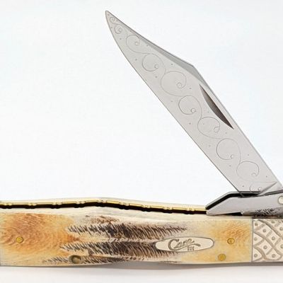 2020 Case XX Kidd Custom Bone Stag Cheetah 6.5111 1/2