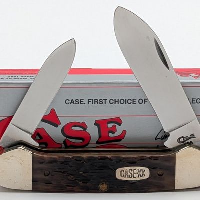 1996 Case XX Jigged Bone Canoe Knife 62131 w/ Box