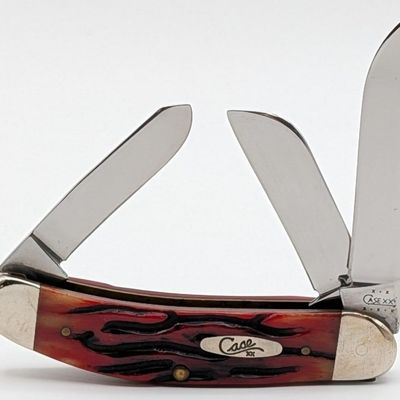 2002 Case XX Worm Groove Jigged Bone Sowbelly TB6339