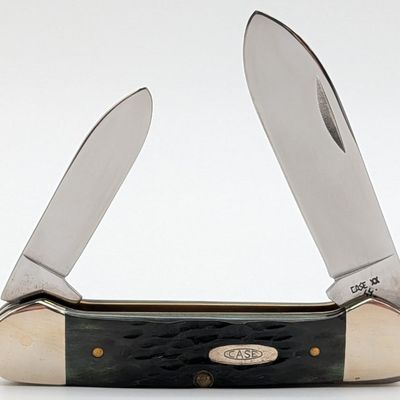 1986 Case XX Green Bone Canoe Knife G62131