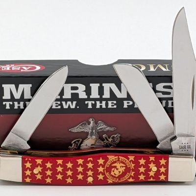 2024 Case XX USMC Red Synth Medium Stockman 43032 w/ Box